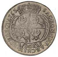 dwuzłotówka (8 groszy) 1753, efraimek, odmiana z