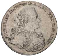 talar 1766, Warszawa, popiersie króla w zbroi, brak kropki po dacie, Plage 380, Dav. 1618