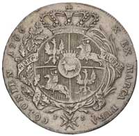talar 1766, Warszawa, popiersie króla w zbroi, brak kropki po dacie, Plage 380, Dav. 1618