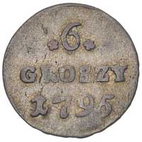 6 groszy 1795, Warszawa, Plage 213, patyna
