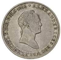 5 złotych 1830, Warszawa, rzadszy wariant z literami K - G i literą w wyrazie MIKOŁAY, Plage 39, B..
