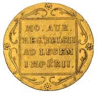 dukat 1831 Warszawa, rzadszy wariant- kropka za pochodnią, Plage 271, Fr. 114, złoto 3.48 g, patyna