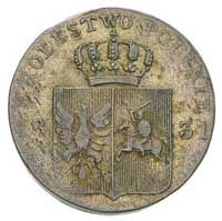 10 groszy 1831, Warszawa, łapy Orła zgięte, Plage 279, złoto-zielonkawa patyna