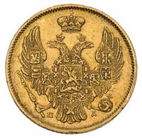3 ruble = 20 złotych 1834, Petersburg, Plage 299, Bitkin 1075 (R), Fr. 111, złoto, 3.91 g