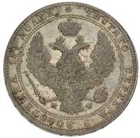 3/4 rubla = 5 złotych 1838, Warszawa, Plage 360, Bitkin 1144, drobna wada blachy, ładnie zachowane..