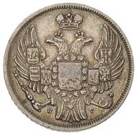 15 kopiejek = 1 złoty 1833, Petersburg, Plage 399, Bitkin 1113, patyna