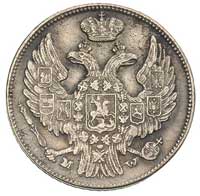 15 kopiejek = 1 złoty 1839, Warszawa, Plage 412, Bitkin 1172, patyna