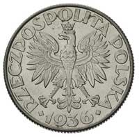 2 złote 1936, Warszawa, Żaglowiec, Parchimowicz 112, bardzo ładne