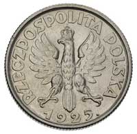 1 złoty 1925, Londyn, Parchimowicz 107 b, ładnie zachowany egzemplarz