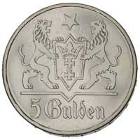 5 guldenów 1923, Utrecht, Kościół Marii Panny, Parchimowicz 65 c, moneta wybita stemplem lustrzanym