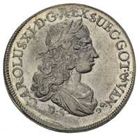 Karol XI 1660-1697, 1/3 talara (1/2 guldena) 1674, Szczecin, Ahlström 128, wyśmienity stan zachowa..