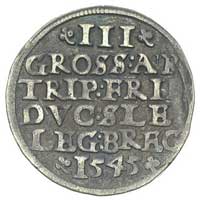 trojak 1545, Legnica, F.u.S. 1369, Bahr. 1264, r