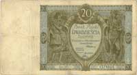 20 złotych 1.09.1929, seria DZ, po konserwacji bez moczenia papieru, Miłczak 69
