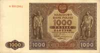 1000 złotych 15.01.1946, seria G, Miłczak 122a