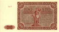 100 złotych 15.07.1947, seria F, Miłczak 131a