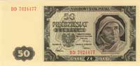 50 złotych 1.07.1948, seria DD, Miłczak 138f