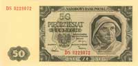 50 złotych 1.07.1948, seria DS, Miłczak 138h