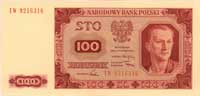 100 złotych 1.07.1948, seria IW, Miłczak 139f