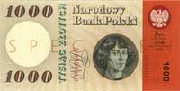 1000 złotych 29.10.1965, seria A 0000000, dodatk
