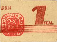 Murnau, oflag VII A, 1 marka i 1 fenig, Campbell