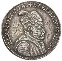 Stefan Batory- medal na zdobycie Inflant i Połocka w 1582 r, Aw: Popiersie króla w szubie i czapie..