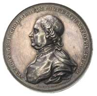 Stanisław Konarski- medal autorstwa J. F. Holzhaeussera 1771 r., Aw: Popiersie w lewo i napis w ot..