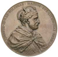 200-lecie Odsieczy Wiedeńskiej- medal autorstwa J. Tautenhayna 1883 r, Aw: Popiersie Jana III w ko..
