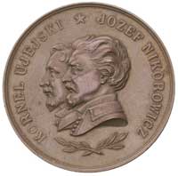 Kornel Ujejski i Józef Nikiforowicz- medal poświęcony twórcom chorału 1893 r., Aw: Popiersie twórc..