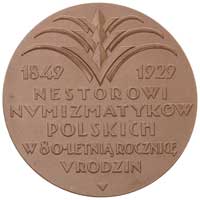 Gustaw Soubise-Bisier- medal autorstwa J. Aumillera 1929 r., Aw: Popiersie na wprost i napis w oto..