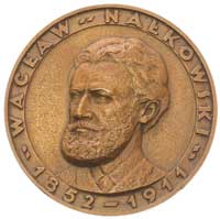 Kongres Geograficzny w Warszawie- medal autorstwa Hanny Nałkowskiej-Bickowej 1934 r., Aw: Popiersi..