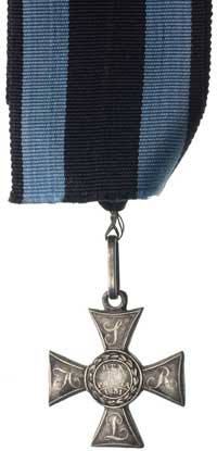 krzyż srebrny (klasa V), Polska Odznaka Zaszczytna za Zasługi Wojenne 1831, srebro, 33 x 29 mm, Fi..