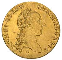 Józef II 1765-1790, dwudukat 1787/E Karlsburg, złoto, 6.95 g, Fr. 200