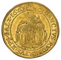 Paris von Lodron 1619-1653, dukat 1620, Probszt 1099, Fr. 756, złoto, 3.45 g, lekko pofalowany