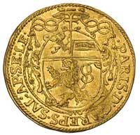 Paris von Lodron 1619-1653, dukat 1620, Probszt 1099, Fr. 756, złoto, 3.45 g, lekko pofalowany