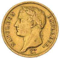 40 franków 1811/A, Paryż, Fr. 505, złoto, 12.82 