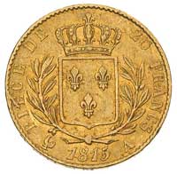 20 franków 1815/A, Paryż, Fr. 525, złoto, 6.42 g