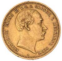 Fryderyk Franciszek III 1883-1897, 10 marek 1890/A, Berlin, J. 232, Fr. 3803, złoto, 3.96 g, bardz..
