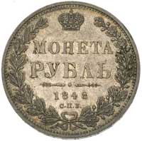 rubel 1848, Petersburg, Bitkin 218, delikatna pa
