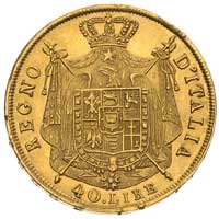 Napoleon 1805-1814, 40 lirów 1814 M, Mediolan, F