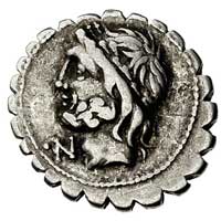 L. Scipio Asiagenus ok. 106 pne, denar serratus,