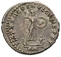 Domicjan 81-96 denar, Aw: Popiersie w prawo i na