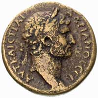 BITYNIA, Hadrian 117-138, AE-34, Aw: Popiersie cesarza w prawo i napis AVT KAIC TPAI AĘPIANOC CEB,..