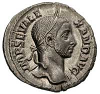 Aleksander Sewer 222-235, denar, Aw: Popiersie w