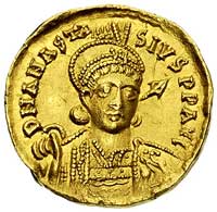Anastazjusz 491-518, solidus, Konstantynopol, Aw
