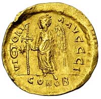 Anastazjusz 491-518, solidus, Konstantynopol, Aw