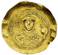 Konstantyn IX 1042-1055, histamenon nomisma, Konstantynopol, Aw: Popiersie Chrystusa w aureoli na ..