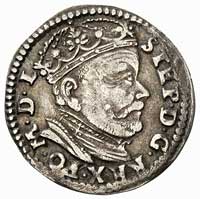 trojak 1585, Wilno, odmiana bez herbu podskarbie