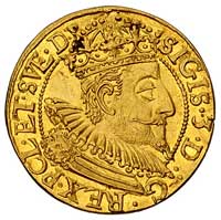 dukat 1597, Gdańsk, H-Cz. 1062 R2, Kaleniecki s. 160, F. 10, T. 20, złoto 3.40 g