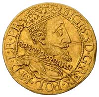 dukat 1611, Gdańsk, H-Cz. 1279 R, Kaleniecki s 178, Fr. 10, T. 16, złoto 3.46 g, drobne rysy w tle..