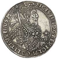 talar 1628, Bydgoszcz, mały krzyżyk pomiędzy napisem SV a Złotym Runem, Dav. 4315, T. 6, ciemna pa..
